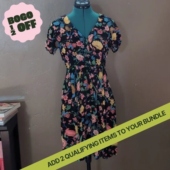 Anthropologie Maeve Bloedel Floral Dress NWOT size 4 - Picture 3 of 6
